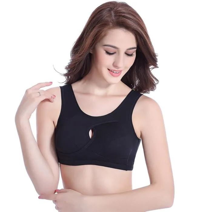 Women's sports bra high elasticity soft no-wire push-ups comfortable breathable sexy extra size bra