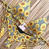 Sexy Bikinis 2019 Swimwear Women Swimsuit Bandage Halter Beach Wear Push Up Bathing suits Female Brazilian Bikini Set