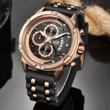 2020 LIGE Fashion Sport Watch Men Waterproof Mens Watches Top Brand Luxury Quartz  Silicone Strap