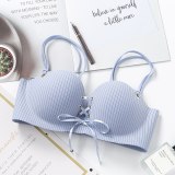 Push Up Bras For Women Seamless Lingerie Sexy Striped Bralette Wireless Brassiere Female Underwear Intimates 2020 New #F