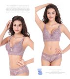 2020 Sexy Full Lace Women's Bras Push Up Coverage Flower Adjustable  Intimates Bowknot Underwear Plus Size