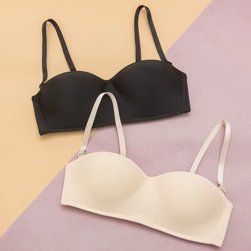 Roseheart Women Invisible Bra Strapless Bralette 1/2 Cup Women's Underwear Sexy Lingerie Female Seamless Party Wedding Bras
