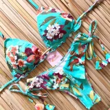 Sexy Bikinis 2019 Swimwear Women Swimsuit Bandage Halter Beach Wear Push Up Bathing suits Female Brazilian Bikini Set