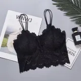 2020 New Arrival Women Push Up Wireless Lace Bra Top Women Plus Size Bralette Underwear Lingerie Full Cup