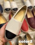 Moccasins Shallow Mouth Slip On Soft Knitting Flats For Women Fashion Comfortable Genuine Leather Women Shoe Size35-42