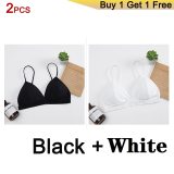 GUMPRUN Seamless Soft Bras for Women Thin Strap Wireless Push Up Bra Backless Comfort Underwear Bralette Sexy Lingerie