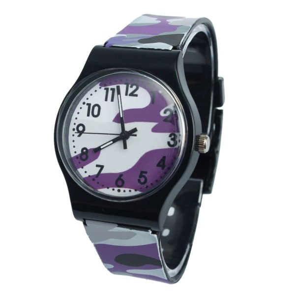 New Silicone Camouflage Children Watch Quartz Wristwatch For Girls Boy Student Watch birthday gifts kids Clock relogio infantil