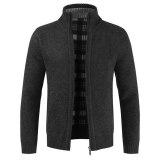 Men Warm Thick Fashion Business Casual Sweater Cardigan Men Brand Slim Fit Knitwear Outwear Warm Winter Sweater Jumper
