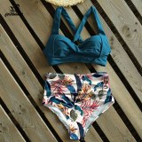 Sexy High Waist Bikini 2020 Halter Plus Size Swimwear Women Swimsuit Female Bikini Set Bodysuit Bathing Suit Summer biquini XXL
