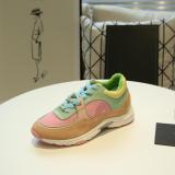 Wholesale New 2019 Brand Designer Women Sneakers Lace Up Suede Leather shoes Mens Fashion Casual Trainers Women shoes