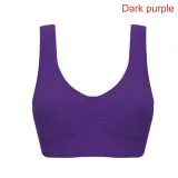 2019 Sexy Bra Women Fitness Seamless Bra Padded Dry Quick Push Up Natural Color Breathable Support seamless Bra Top cotton blend