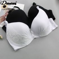 2020 New Super Large Size Bras Lace Seamless Black White DE Full Cup Sports Underwear Women Push Ladies Lingerie