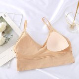 CHRLEISURE U-shaped Beauty Back Women Bra Seamless Sexy Fitness Underwear Comfortable Bra