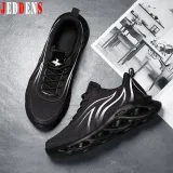 Breathable Summer Sneakers Blade Shoes Men's Sports Light Soft Running Shoes for Men Lace Up Platform Footwear Runway Shoe