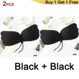 DeRuiLaDy Seamless Wireless Self Adhesive Stick On Bras Strapless Push Up Bras For Women Sexy Lingerie Invisible Silicone Bra