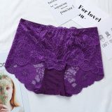 Underwear Women Plus Size Sexy Lace Panties Transparent Briefs Seamless Lingerie Lady Panties Cotton High-Rise For Weight 100KG