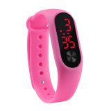 2020 New Men Women Casual Sports Bracelet Watches LED High-Definition Dial Electronic Digital Candy Color Silicone Wrist Watch