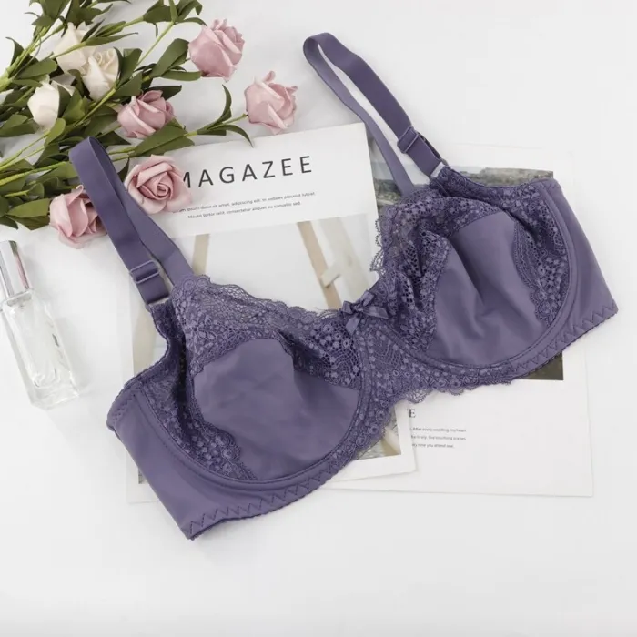 Beauwear Large Size Bras C D DD E cup for Women underwired Non-padded Bra Ladies Sexy Full Cup Underwear Plus Size Bra
