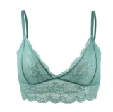Women Sexy Lace  Bra Top Lingerie Underwear Intimate Bra 3/4 Cups Crop Top Unlined Soft Ultrathin  Bras Translucent