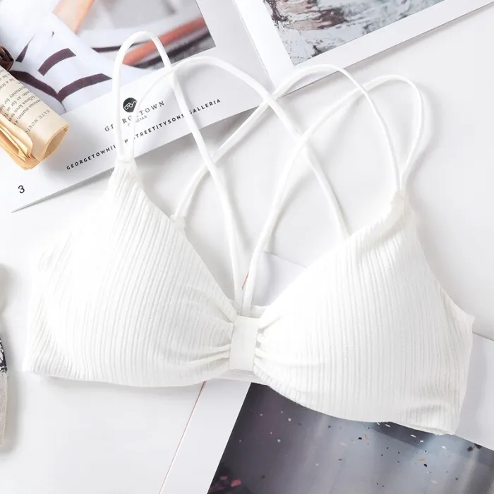 Sexy Bra Push Up Bras For Women Lingerie Wire Free Bra Solid Color Cotton Bralette Seamless Underwear Female Brassiere BH