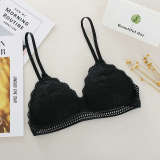 Sexy Seamless Deep V Lace Women Bra Wireless Thin Underwear Sexy Lingerie Lace Bras