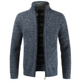 Men Warm Thick Fashion Business Casual Sweater Cardigan Men Brand Slim Fit Knitwear Outwear Warm Winter Sweater Jumper
