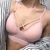 BEFORW New Solid Color One-Piece Bra Hollow Out Push Up Bra Wire Free Seamless Underwear Women  Slim Fit Cozy Bras For Women