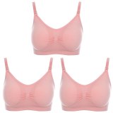 3Pcs/lot Nursing Bra Maternity Breastfeeding Bra Prevent Sagging for Pregnant Women Underwear  Breast Feeding Bra