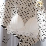 Women Lace Wireless Padded Seamless Bra Sexy Bra Cotton Lingerie Breathable Underwear