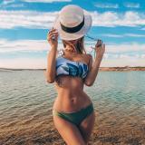 Bikini Women Swimwear Push Up Swimsuit One Shoulder Print Brazilian Bikini Set 2020 Biquini Bathing Suit Beach Swimming Suit