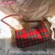 2020 hot sale vintage retro bags designer ladies hand bag French plaid red bag woman elegant bolsa feminina shoulder bag