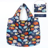 Reusable Shopping Bags Foldable Large Size Shopping Bags Totes Heavy Duty Washable Cloth Grocery Bags Eco-Friendly Ripstop