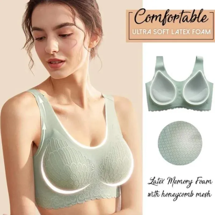 Female Underwear Bra Seamless Bra No Trace Sports Vest Lace Back Vest Wireless Brassiere Contour Sexy Breathable Plus Size bras