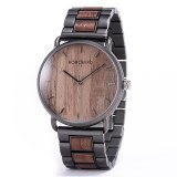 Men Zebra Wood  Luxury Brand montre homme Quartz Wristwatches Male Clock Simple Ultra-thin Dropshipping