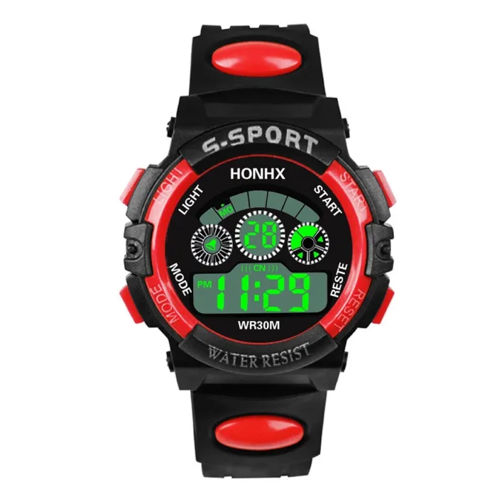 Children watch LED electronic watch Luxury Men Analog Digital Military Sport Waterproof Luminous Wrist Watch Bracelet watch YE1
