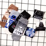 Men Socks New Star Wars Movie Socks Master Yoda Cosplay Socks Wookiee Jedi Knight Novelty Women Socks Soft Sox Dropshipping Gift