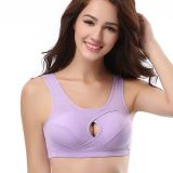 Women's sports bra high elasticity soft no-wire push-ups comfortable breathable sexy extra size bra