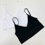 Open Back Tank Top Brassiere Comfortable Seamless Bra For Women Wirefree Underwear Sexy Bralette Backless Bras