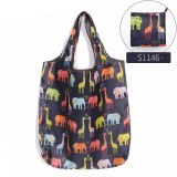 Folding Shopping Bag Eco Friendly Ladies Gift Foldable Reusable Tote Bag Portable Travel Shoulder Bag Small Size