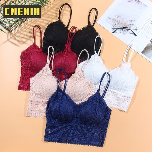 Sexy Lingerie Soft Bras For Women Hot Tank Top Female Lace Strap Wrapped Chest Shirt Lingerie  Push Up for Women Bra B0149