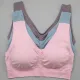 Casual Bra Removable Pad Double Layer Seamless wireless Leisure Bra Body Shaper Push Up Bras Set 1pcs wfws01