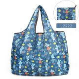 Reusable Shopping Bags Foldable Large Size Shopping Bags Totes Heavy Duty Washable Cloth Grocery Bags Eco-Friendly Ripstop