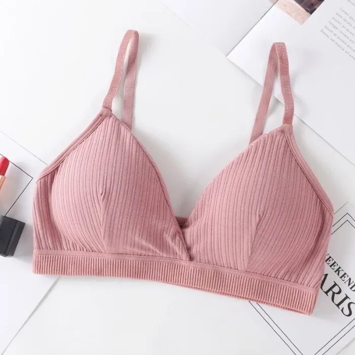 Sexy Push Up Bras For Women Padded Bra Comfort Wireless Brassiere Bralette Cotton Padded Underwear Female Sexy Lingerie