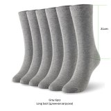 Bamboo socks solid color men socks 6pairs/lot man long boot business socks UK SIZE 7-11 EUR SIZE 40-46