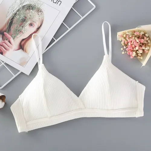 BEFORW Fashion Backless Bras For Women Comfortable Breathable Wireless Bralette Sexy Lingerie One Piece Seamless Padded Bra