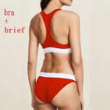 Sexy Women Bras Briefs Thongs Underwear Set Seamless Female Cotton Fashion Letter Lingerie Set For Women's Sport Underwear Set