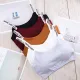 Sexy Seamless Removable Padded Bra Casual Letter Print Bra Fitness Breathable Women Bra