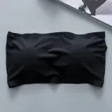 Summer Seamless Tube Tops Women Strapless Padded Bra Bandeau Tube Top Women Intimates Soft Push Up Invisable Bra Sexy Lingerie