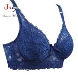 Sexy Women's Lace Unlined Underwire Push Up Bra Full Lace Brassiere Underwear Bras Lingerie Intimates Bralette Women