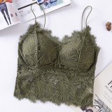 Lace Bra Sexy Floral Top For Women Non-adjusted Straps Female Lingerie breathable Soft Comfortable Bralette Thin Seamless Bras
